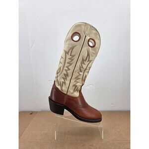 Mens 9D Tony Lama 4830 16" Sunset Renegade Buckaroo Cowboy Boots USA NICE 2-Tone